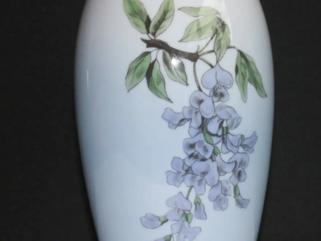 Billede 2 - Vase med blåregn fra Bing og Grøndahl