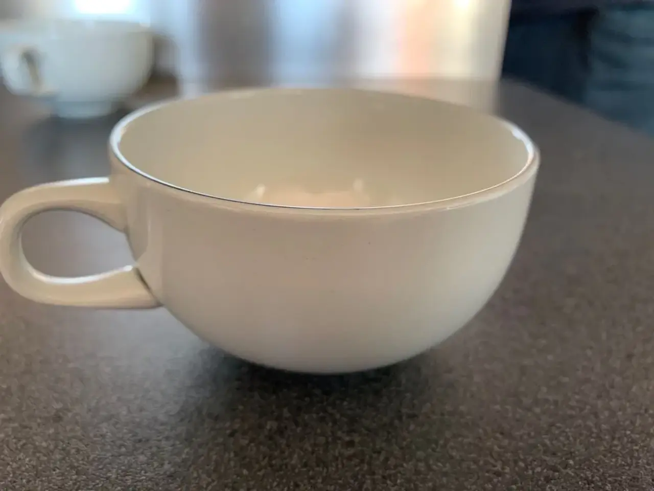 Billede 3 - Blå kant lave kaffekopper