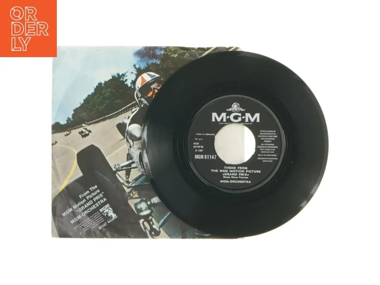 Billede 2 - Vinylsingle med Grand Prix-tema fra Mgm (str. Ø. 18 cm)