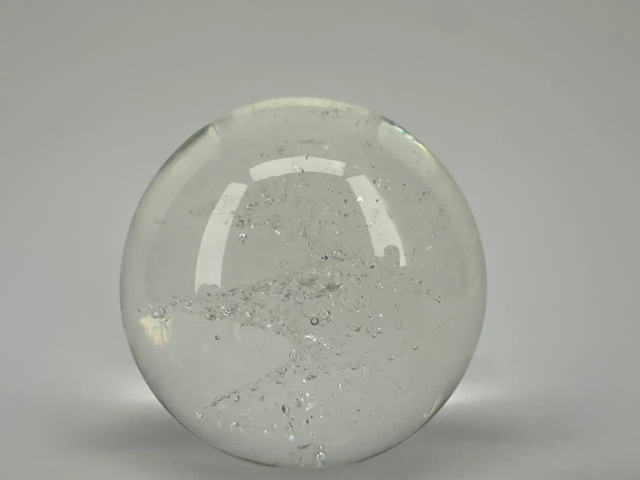 Billede 2 - Stor brevpresser i glas