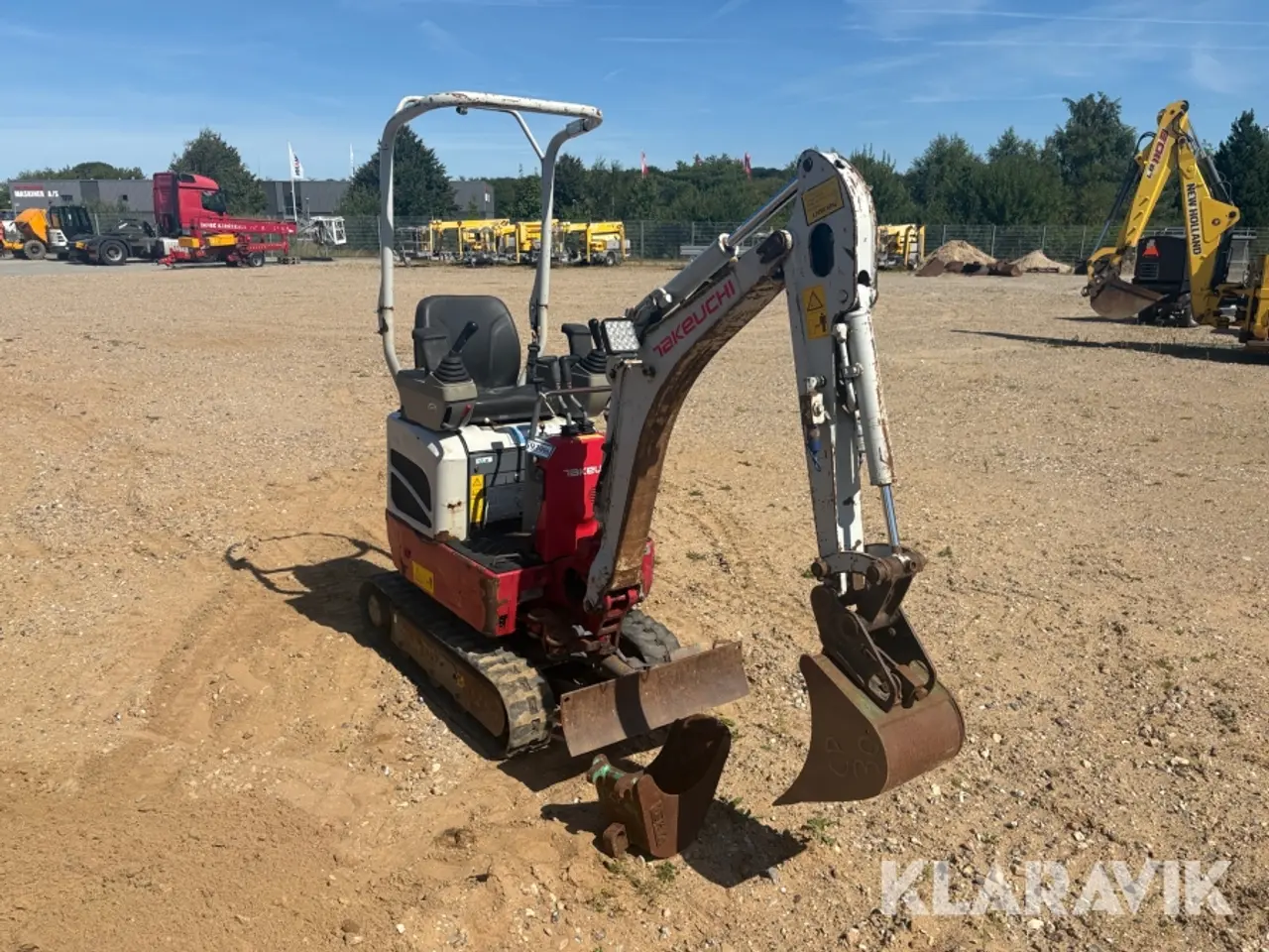 Billede 6 - Minigraver Takeuchi TB210R med tilbehør
