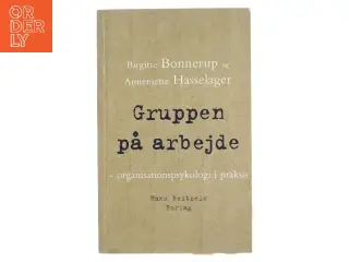 Gruppen på arbejde : organisationspsykologi i praksis (Bog)