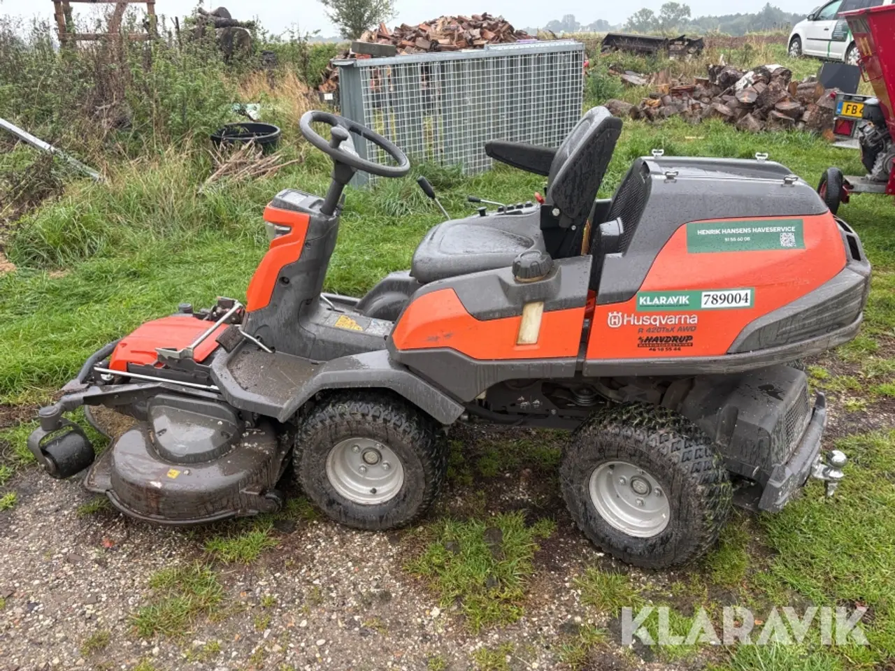 Billede 8 - Græsslåmaskine / frontklipper Husqvarna R420Ts XAWD