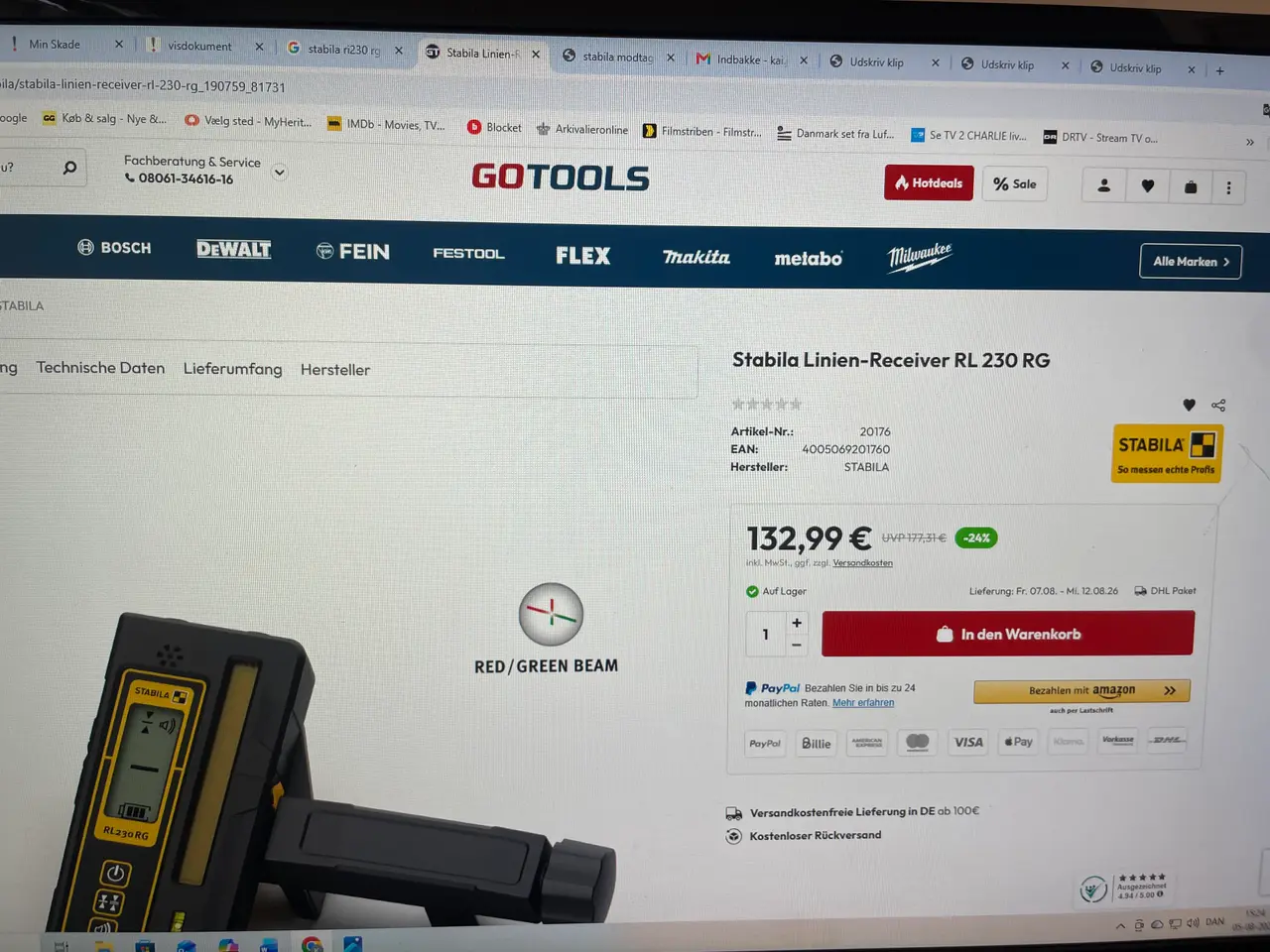 Billede 3 - Stabila Rotationslacer