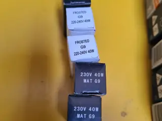 Diverse halogenpærer, 12v/230v