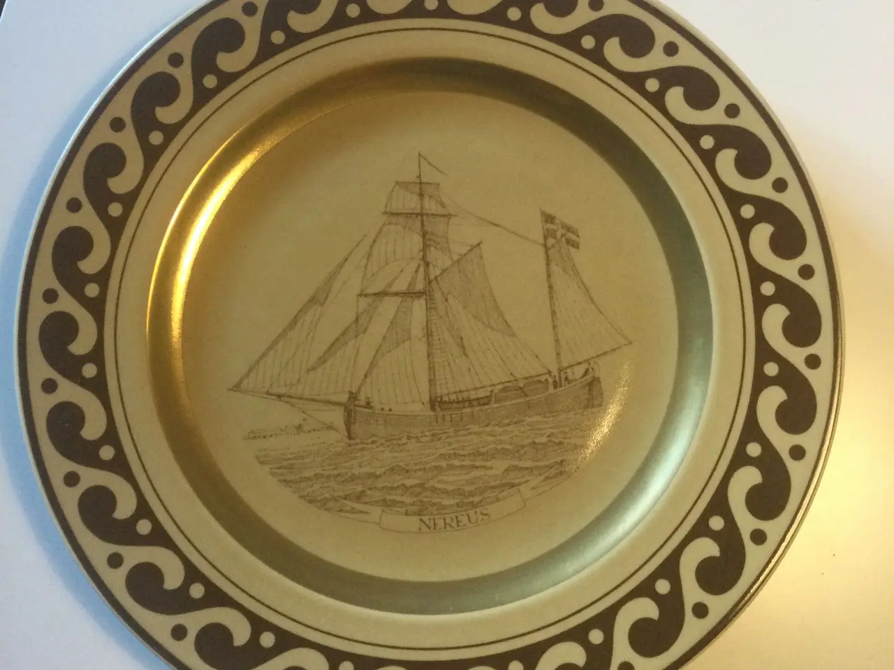 Billede 1 - Gamle danske skibs platter