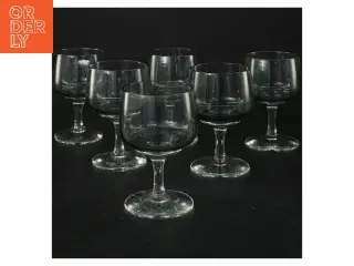 6 stk. Holmegaard Atlantic portvinsglas (str. 6 stk Ø 5,5 cm længde 9 cm)