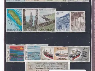Færøerne - 1987 Komplet - Postfrisk