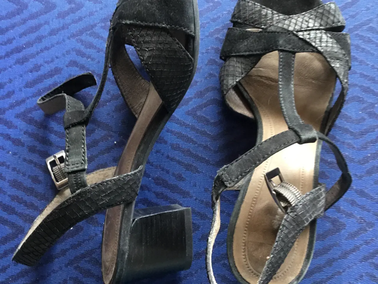 Billede 2 - Gabor sandal i læder med hæl