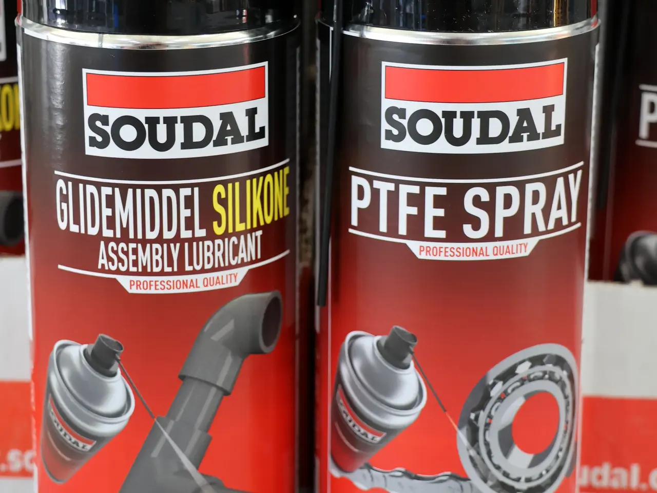 Billede 2 - 12 Stk Soudal spray: Glidemiddel silikone og PTFE