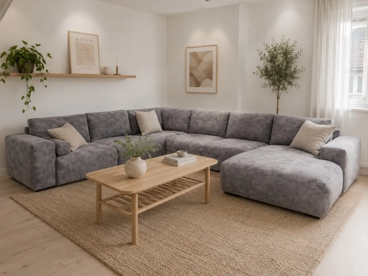 Billede 1 - Hjort Knudsen Aarhus U-sofa højrevendt