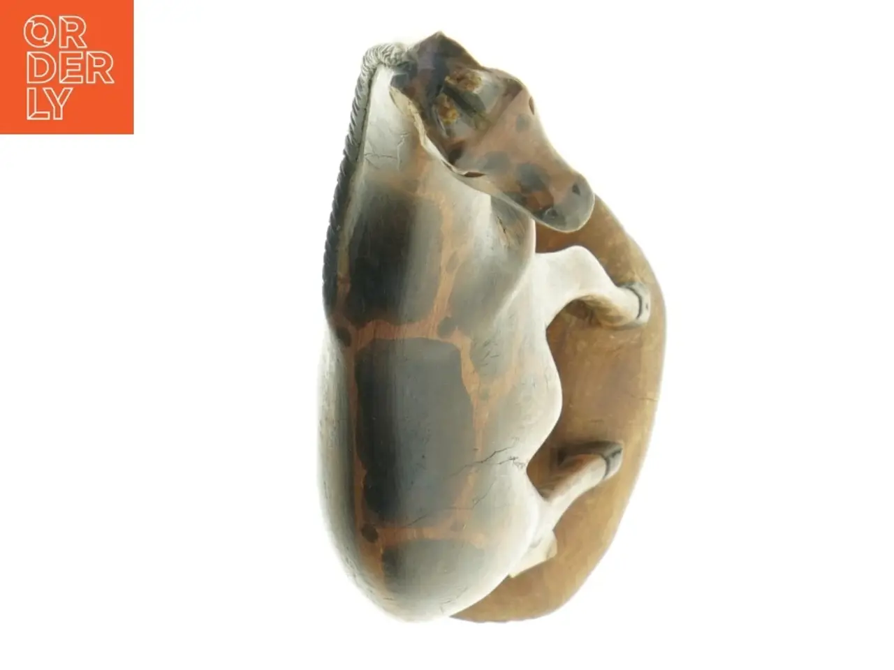 Billede 2 - Træskulptur af giraf (str. 28. x 14 cm)