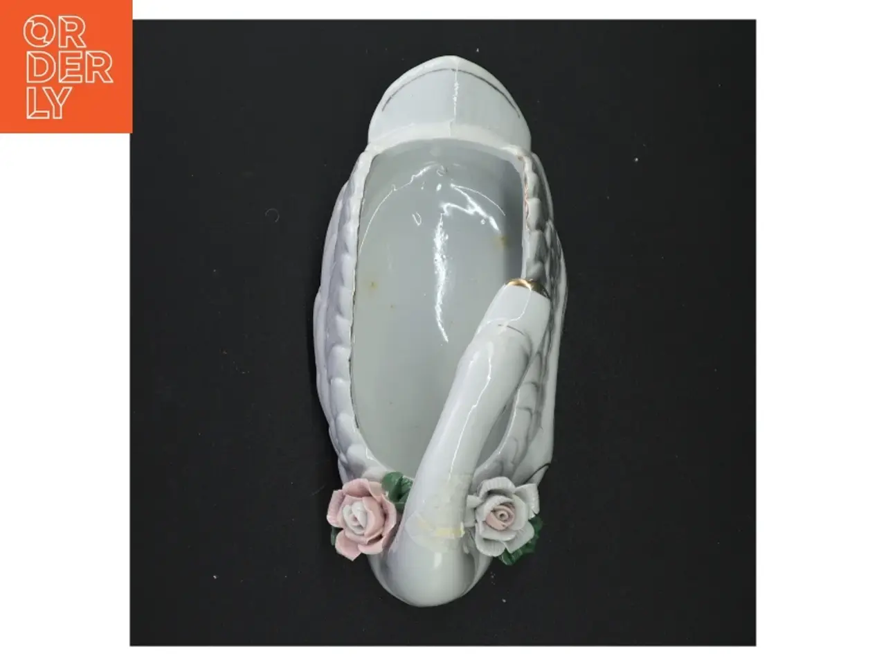 Billede 4 - Porcelænssvane (str. 22 x 10 x 10 cm)