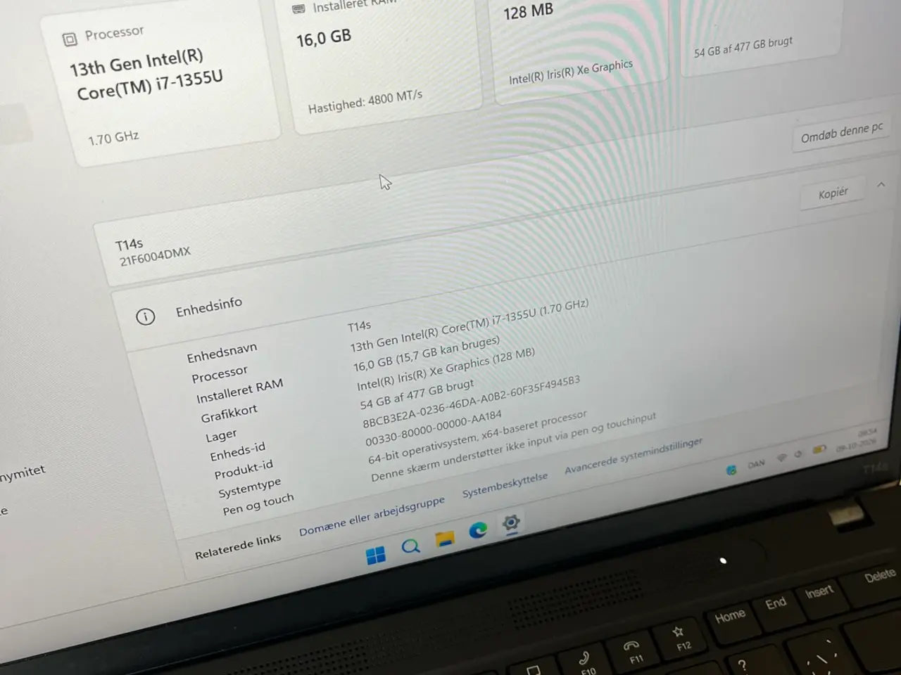 Billede 10 - Lenovo ThinkPad T14s Gen 4