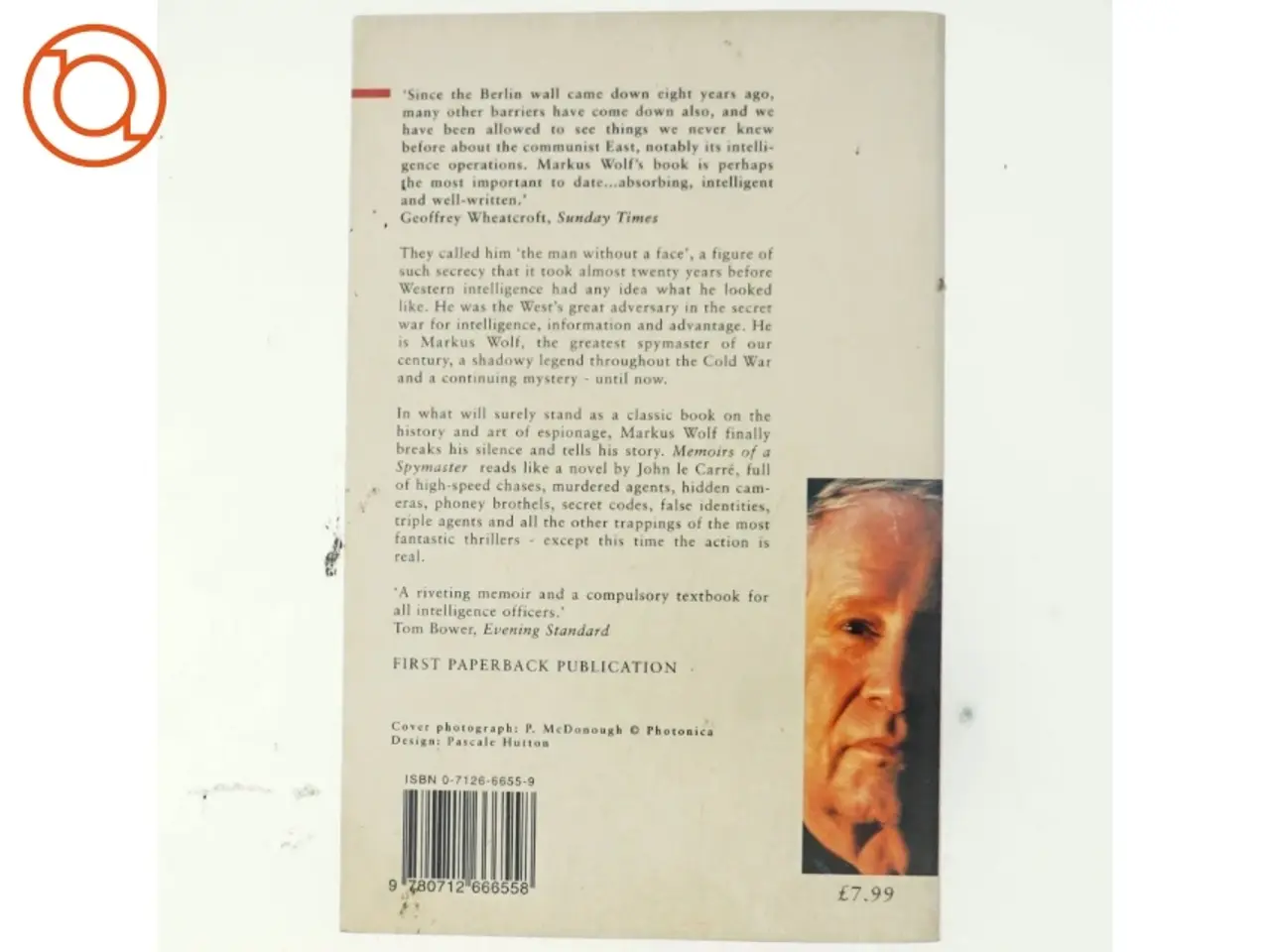 Billede 3 - Memoirs of a spymaster (Bog)