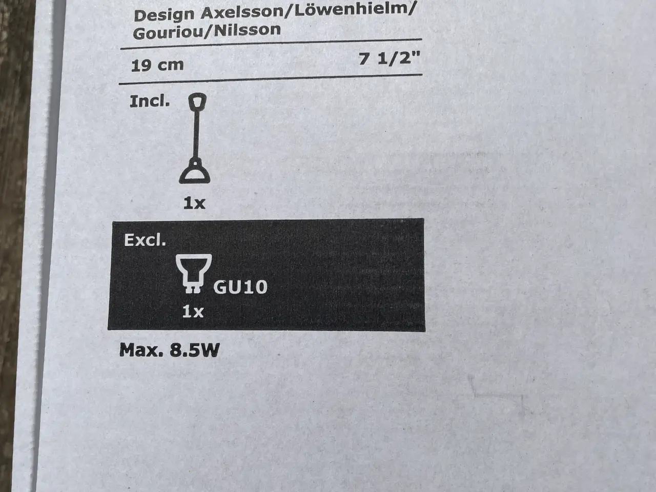Billede 1 - Skurup Loftslampe