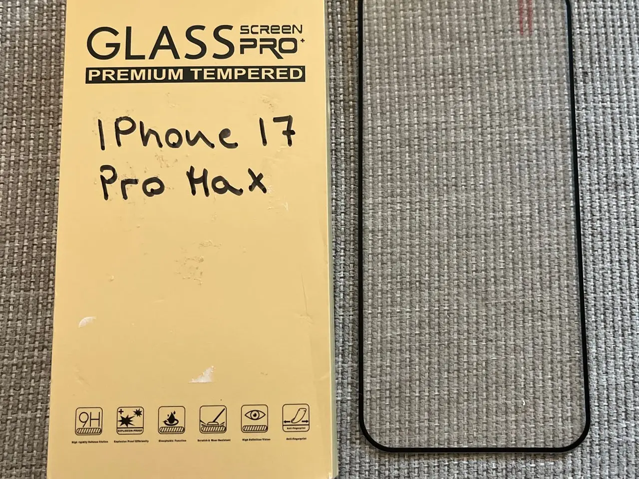 Billede 1 - Apple iPhone 17 Pro Max skærmbeskyttelse (hærdet glas)