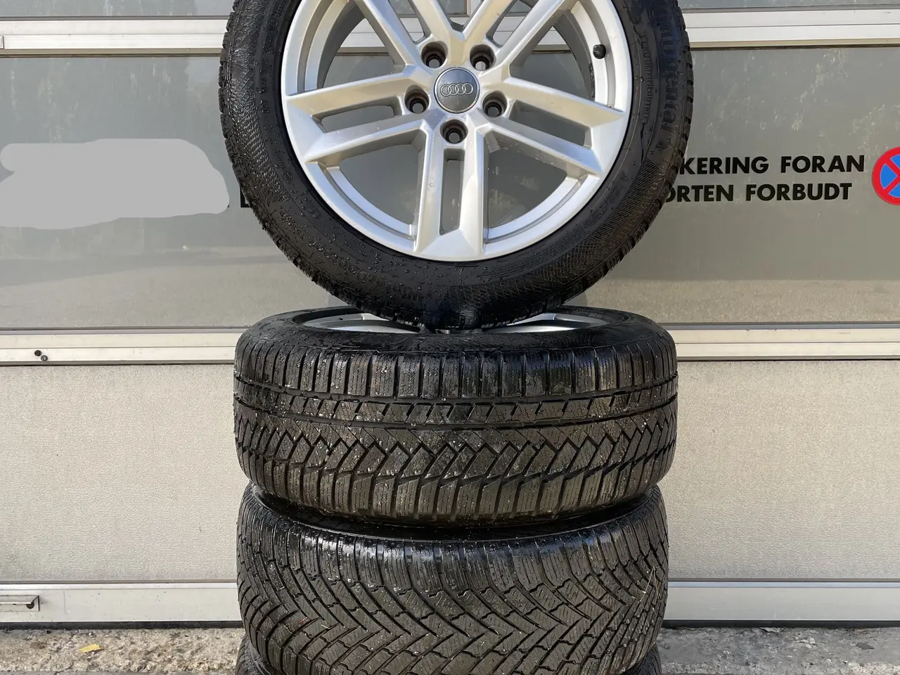 Billede 1 - Komplette vinterhjul - originale Audi A4