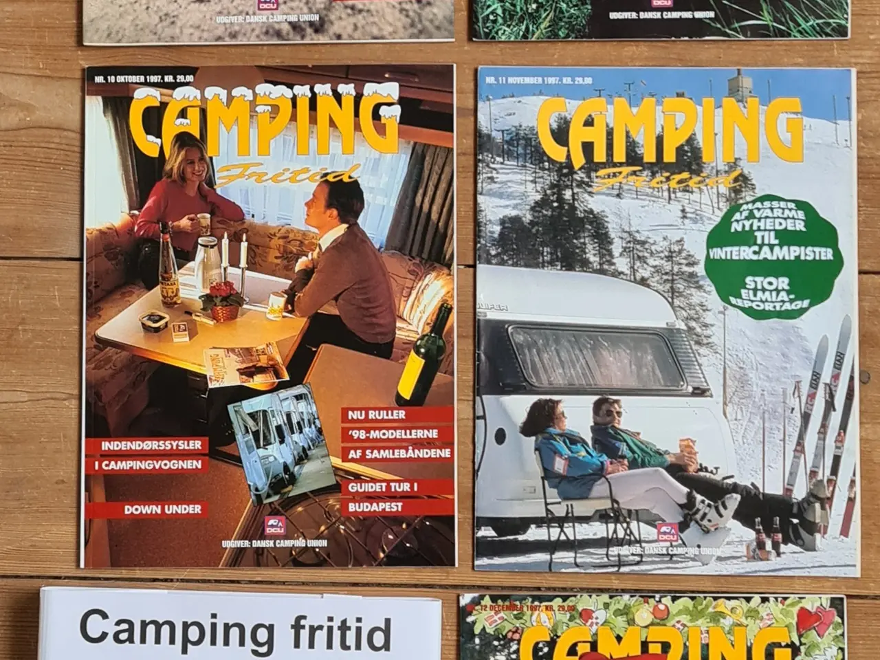 Billede 2 - Camping Fritid magasin årgang 1997 samling 10 blad