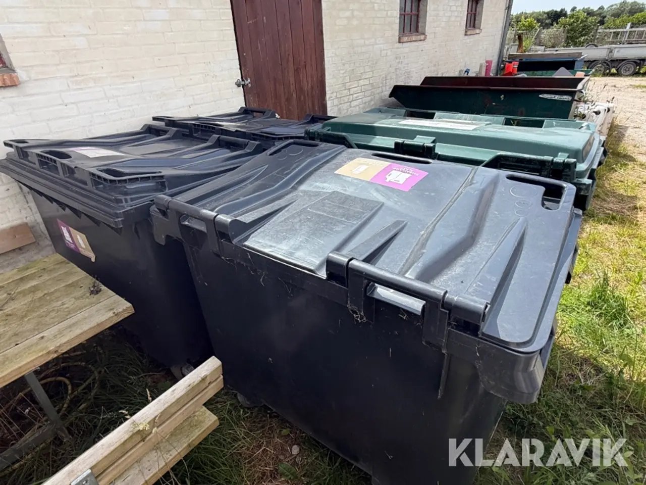Billede 2 - Affaldscontainer på hjul 4 styk