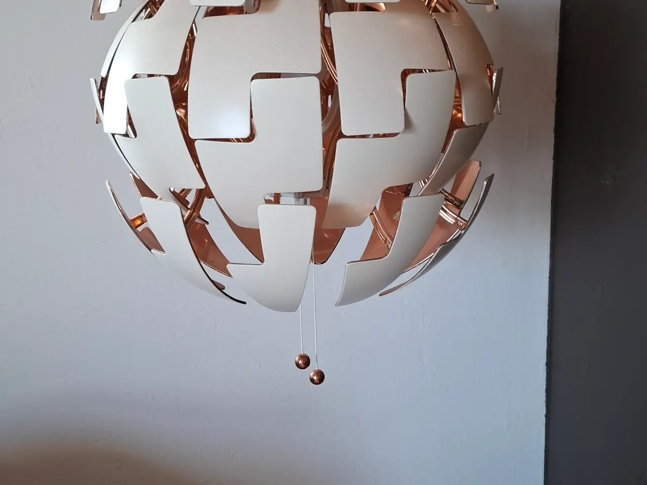 Billede 2 - Hvid Ikea loftlampe
