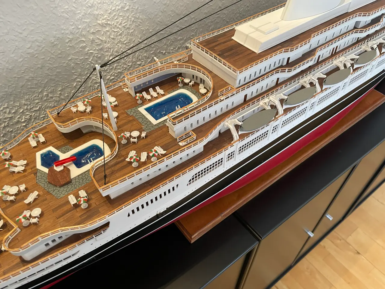 Billede 6 - Flot model af passagerskibet Andrea Doria