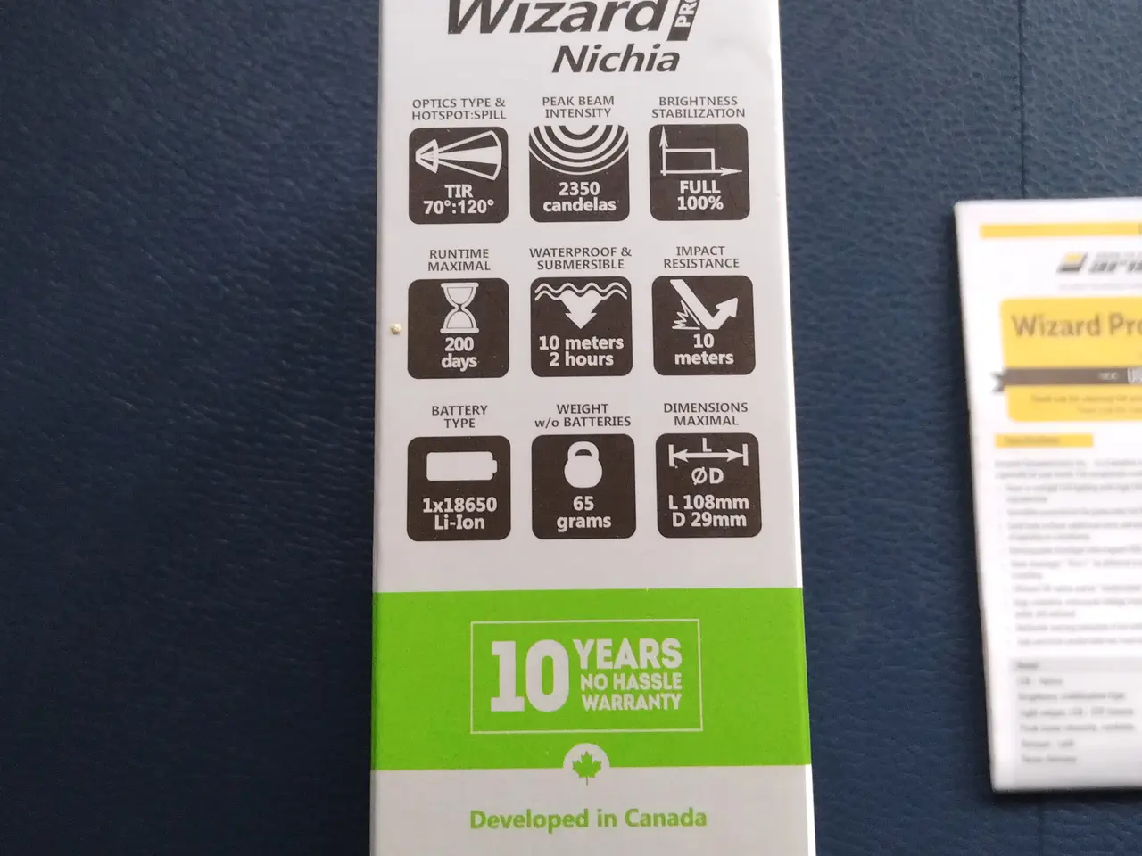 Billede 5 - Lommelygte pandelampe lygte Armytek Wizard kompakt