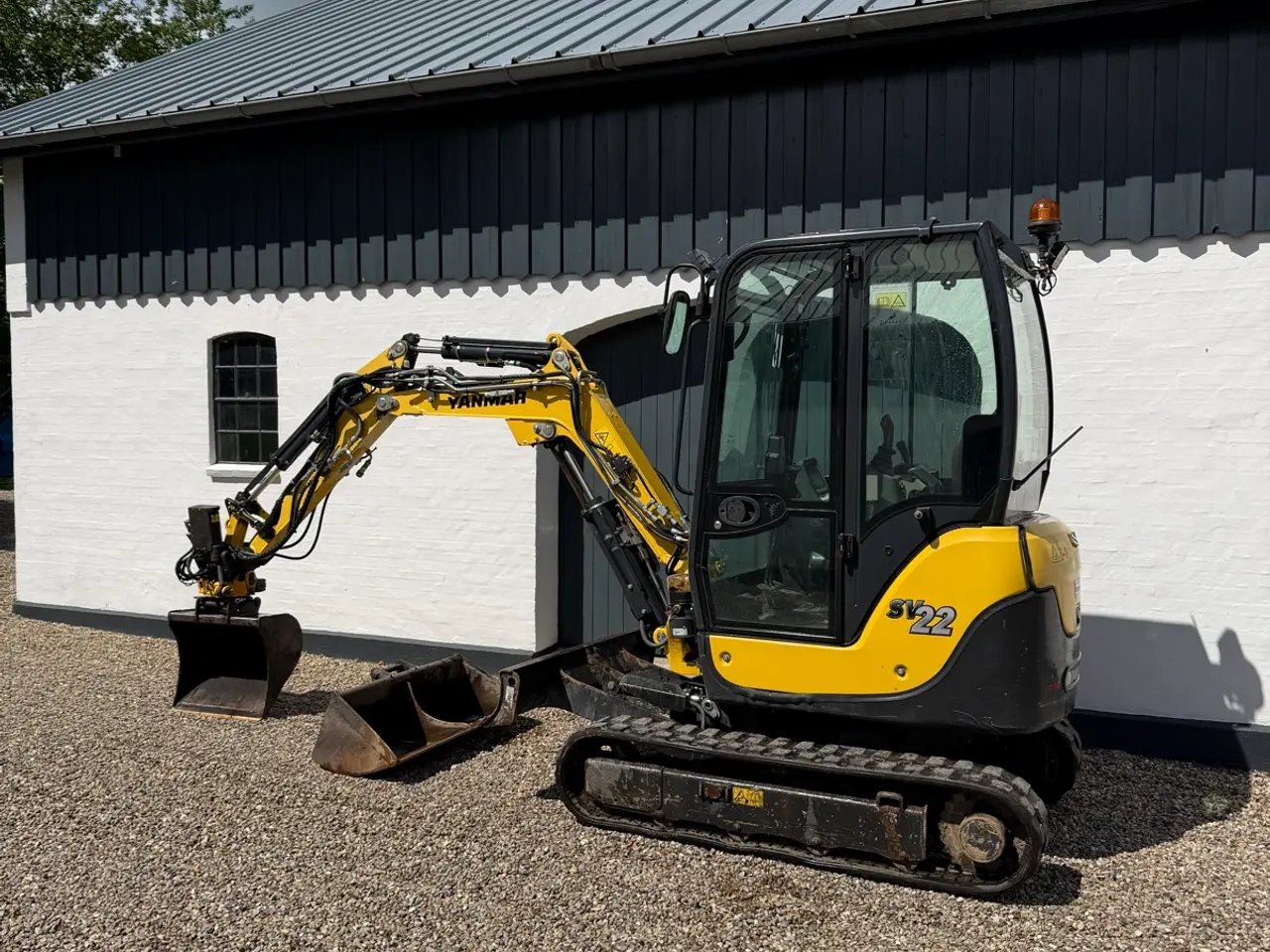 Billede 2 - Flot Yanmar SV22 Med Rotortilt!