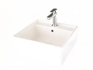 Quadro porcelænsvask firkantet