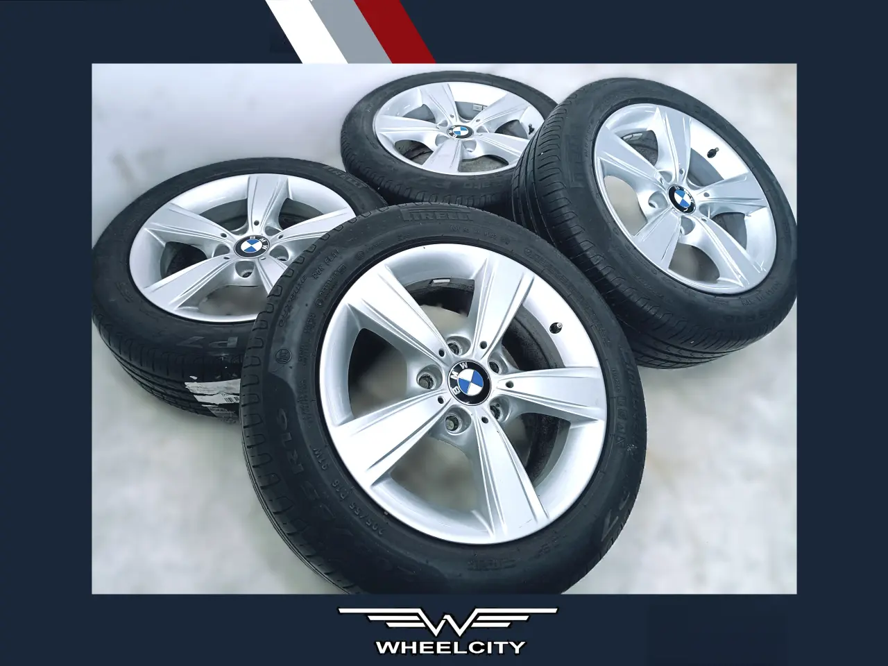 Billede 1 - 5x120 16" ET40 nav 72,6ø BMW sommersæt inkl.TPMS