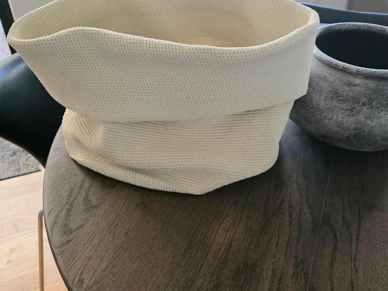 Billede 1 - Stor hæklet kurv Ø40 H50 IKEA