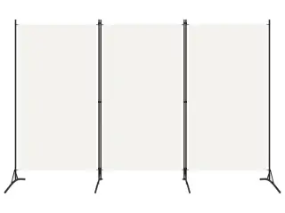 3-panels rumdeler 260x180 cm stof hvid