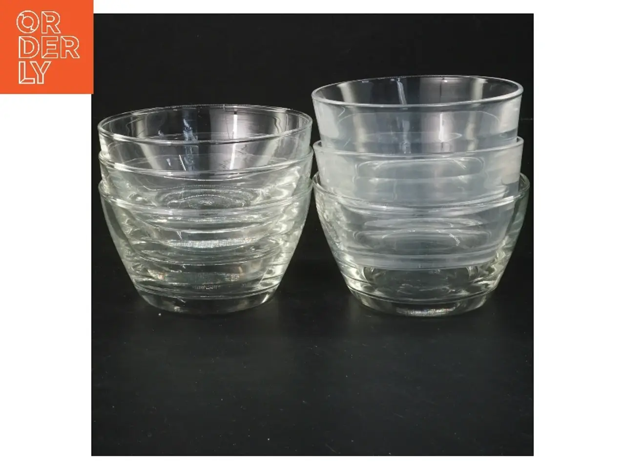 Billede 1 - Sæt med 6 glas skåle (str. 6 styk, ø 10 cm)