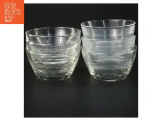 Sæt med 6 glas skåle (str. 6 styk, ø 10 cm)