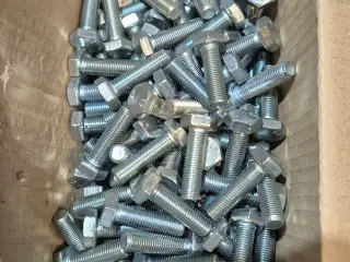 M10x35 bolte – 1,25 stigning – elforzinket