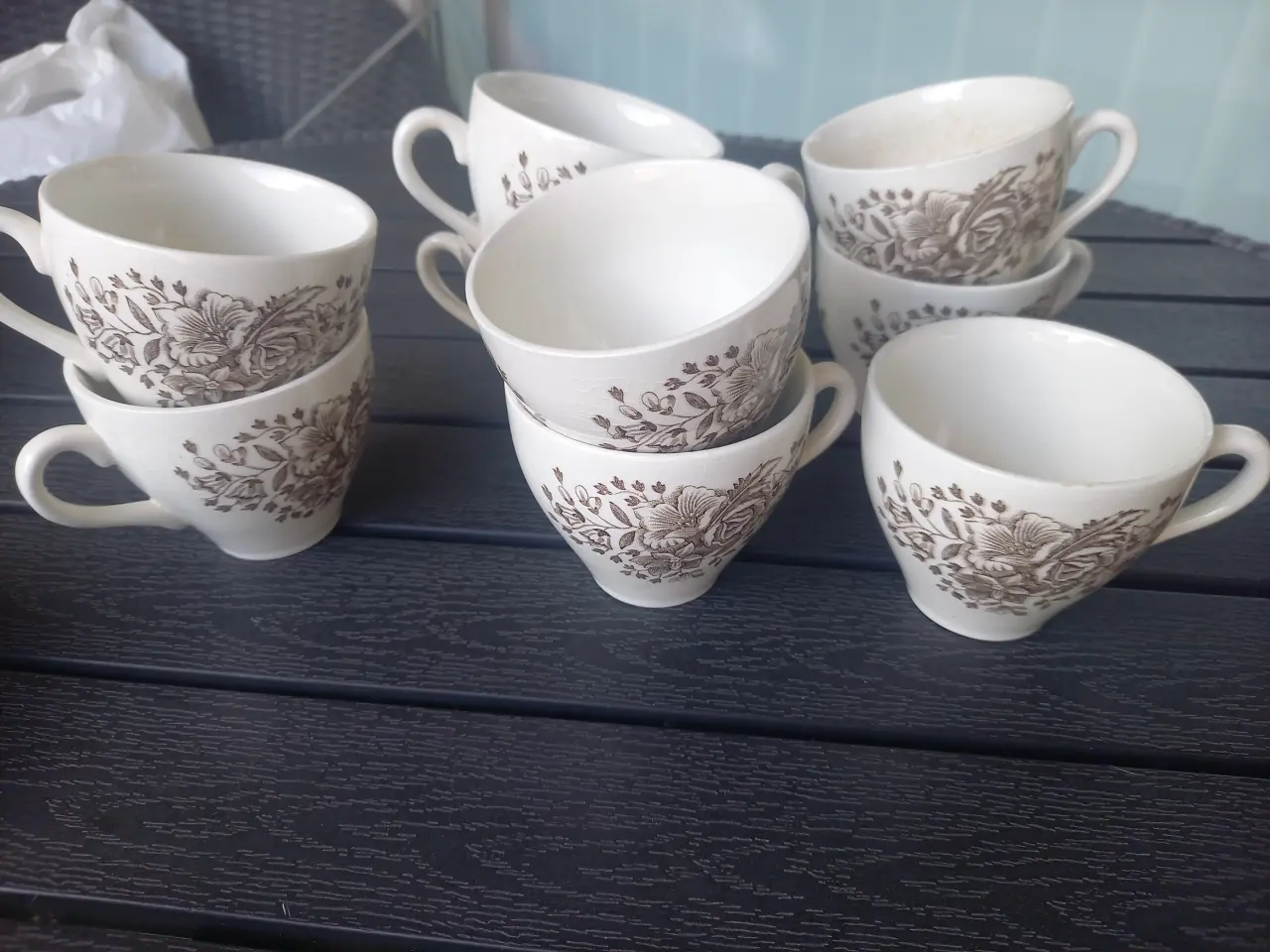 Billede 3 - Vintage Engelsk Te kopper "Jardiniere"