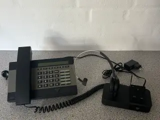 Kirk Delta S3 og Jabra PRO headset