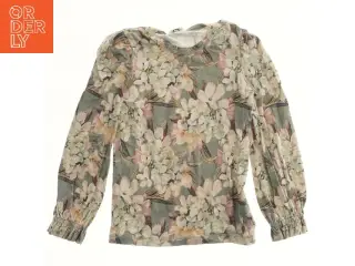 Müsli (str. 86) 🌸 Langærmet bluse med blomsterprint