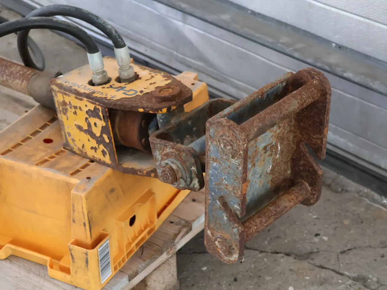 Billede 3 - Hydraulisk pælebor til minigraver, ø ca 250mm