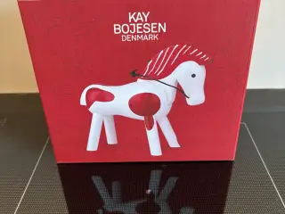 Kay Bojesen hest rød / hvid