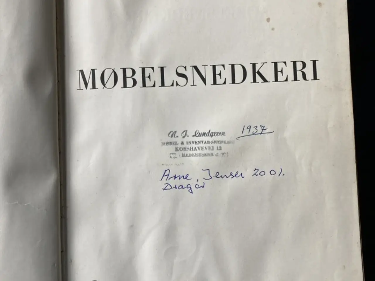 Billede 2 - Møbelsnedkeri – Håndværkets bog