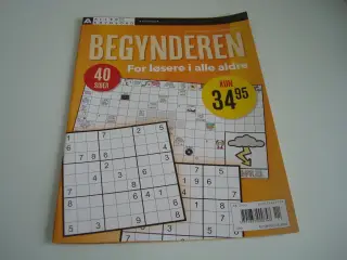 Begynderen kryds og tværs / krydsord / sudoku