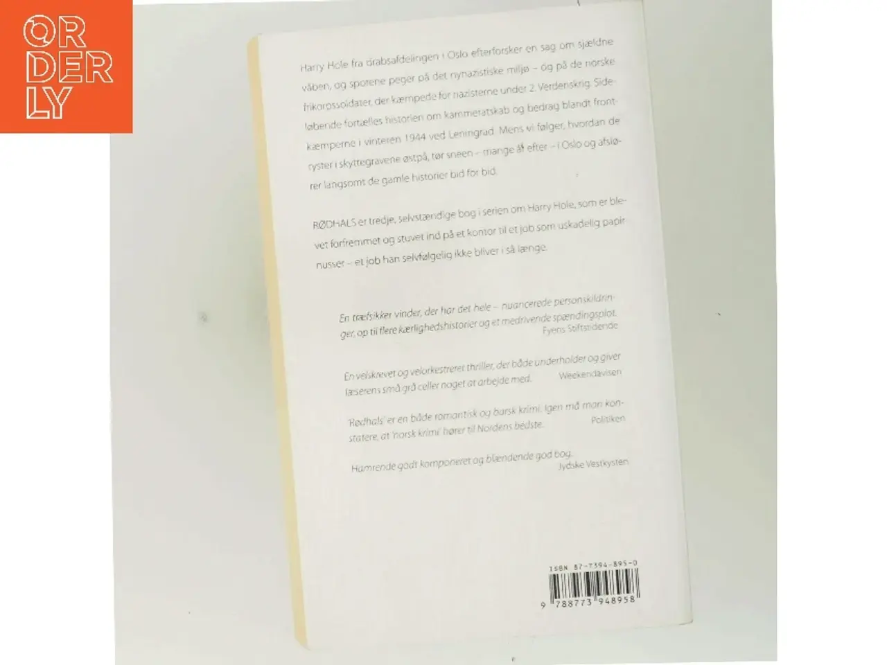 Billede 3 - Rødhals af Jo Nesbø (Bog)