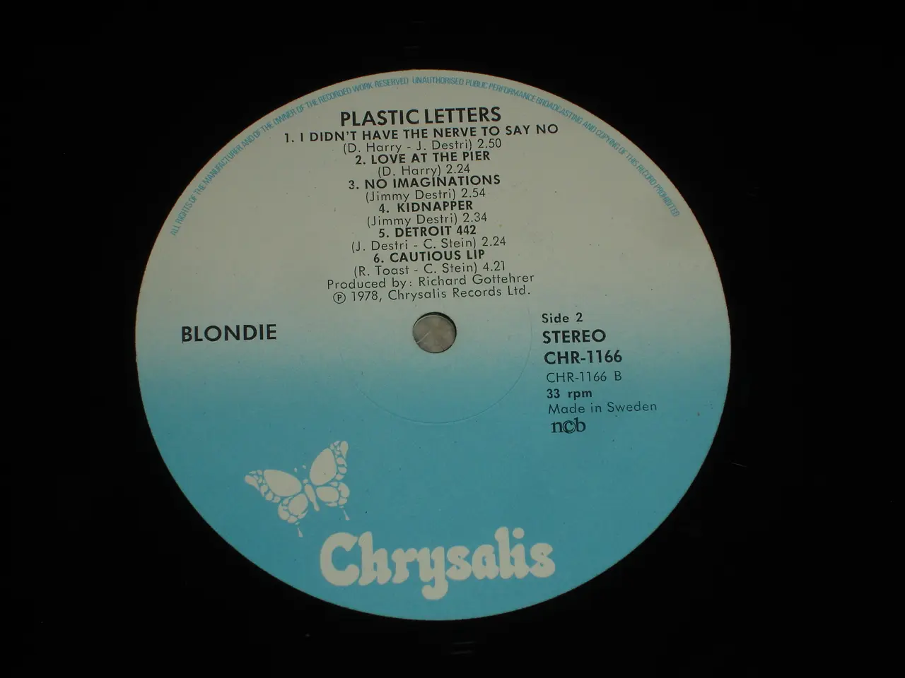Billede 4 - (Sender gerne) Blondie – Plastic Letters