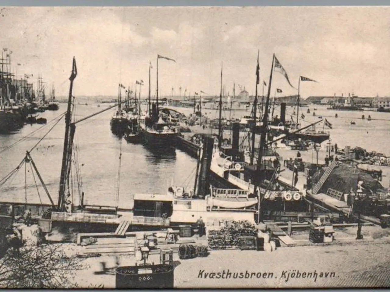 Billede 1 - København - Kvæsthusbroen - Postkort - Brugt