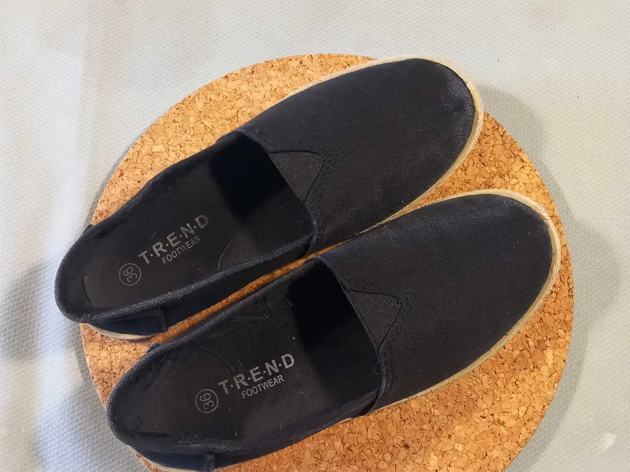 Billede 1 - Sorte slip-ons sko