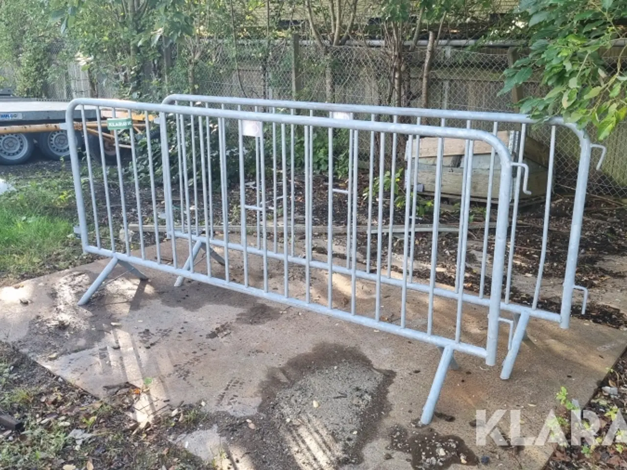 Billede 1 - Hegn galvaniseret 2 Styk