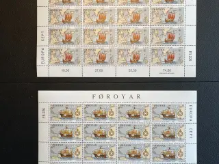 Færøerne helark afa 225-226 - Postfriske