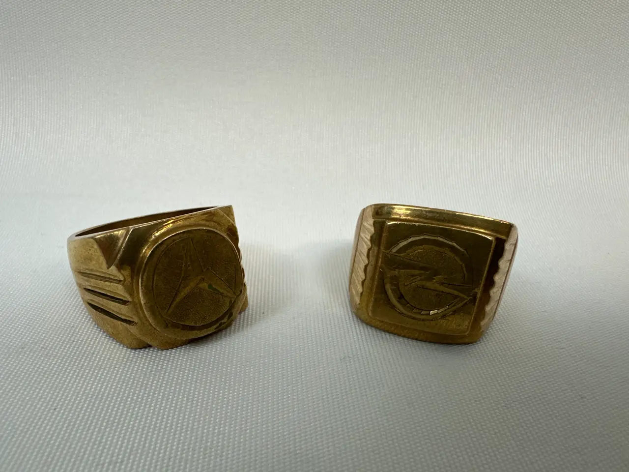 Billede 1 - 2 stk. messing ringe 