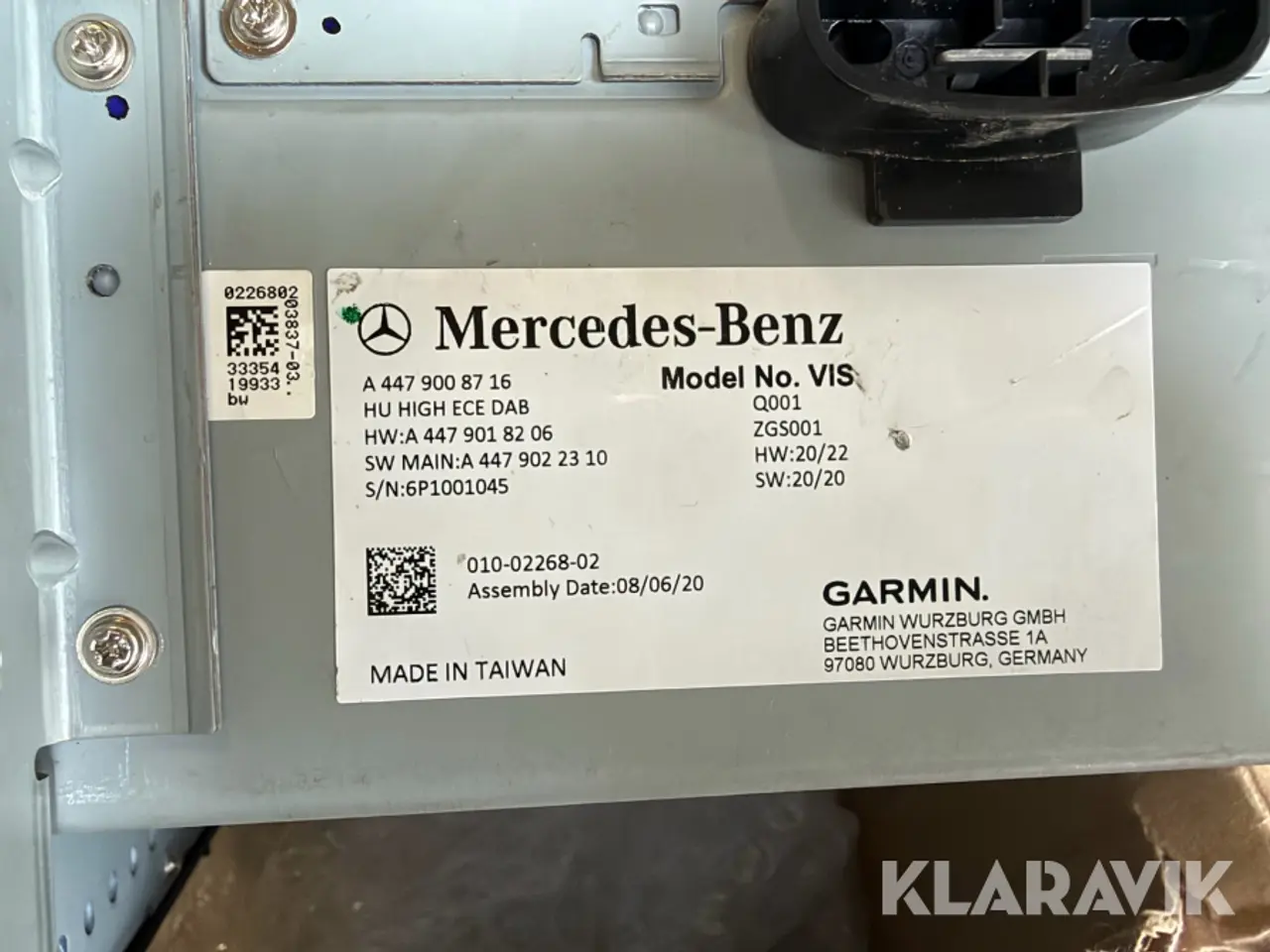Billede 3 - Navigations- og multimediesystem Mercedes-Benz HU HIGH ECE DAB / VIS